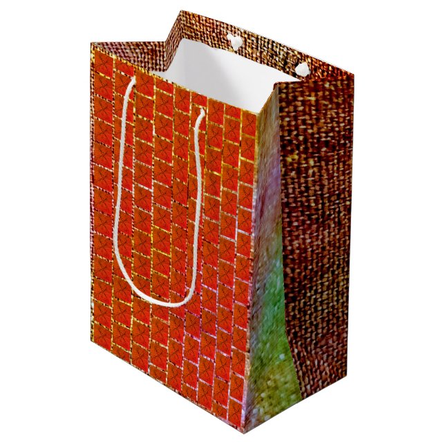 Sac Cadeau Moyen Orb Weaver/Wander Avec Étoiles Eve, (Devant Angle)