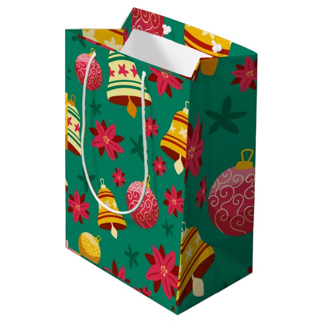 Sac Cadeau Moyen Ornement de Noël (Dos Angle)