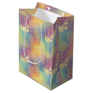Sac Cadeau Moyen Papier d'emballage Eid/Ramadan