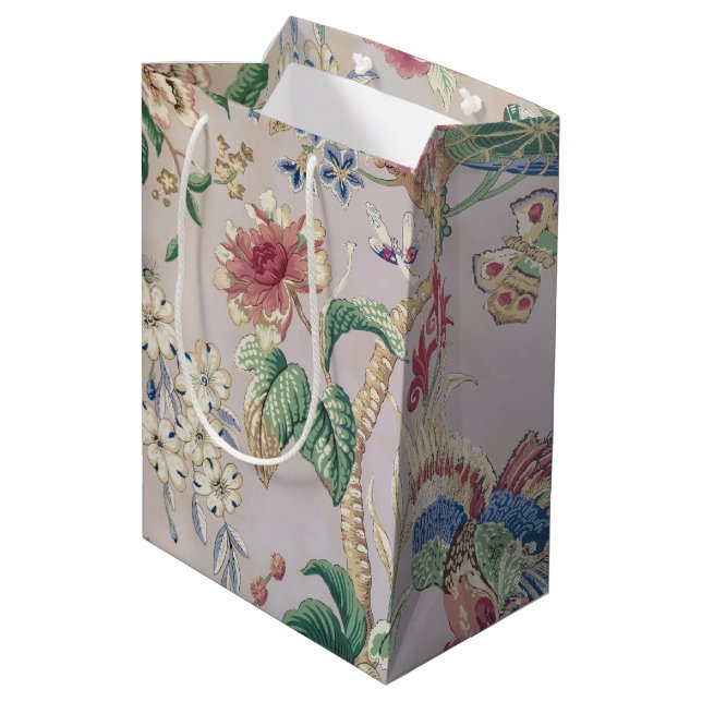 Sac Cadeau Moyen Papier peint à l'ancienne (Dos Angle)