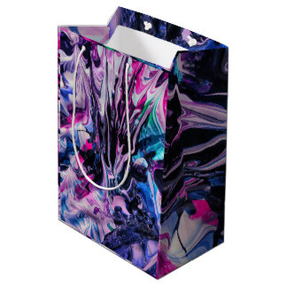 Sac Cadeau Moyen Papiers Cadeaux Abstraits 9