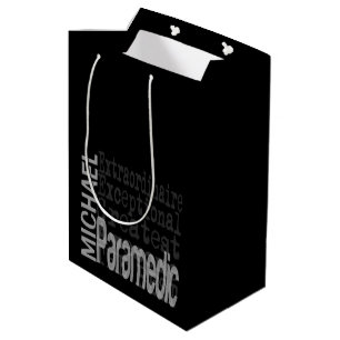 Sac Cadeau Moyen Paramedic Extraordinaire CUSTOM
