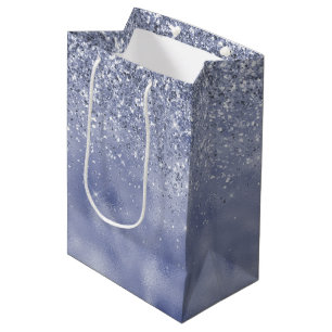 Sac Cadeau Moyen Parties scintillant de glam Lilac Glitz violet