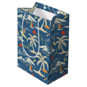 Sac Cadeau Moyen Patters tropicaux