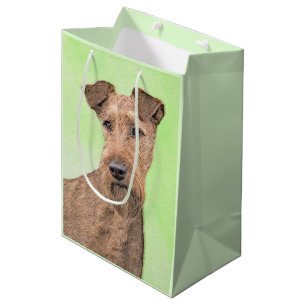 Sac Cadeau Moyen Peinture Irlandaise Terrier - Cute Original Chien