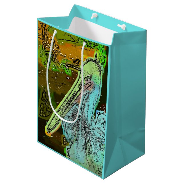 SAC CADEAU MOYEN PELICAN (Devant Angle)