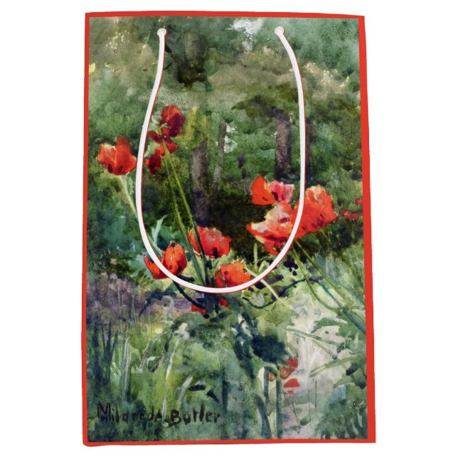 Sac Cadeau Moyen Pépites de jardin (par Mildred Anne Butler) (Devant)