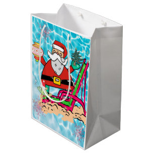 Sac Cadeau Moyen Père Noël Joyeux Cadeaux de Noël