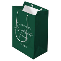 Personalized Emerald Green Bachelorette Party