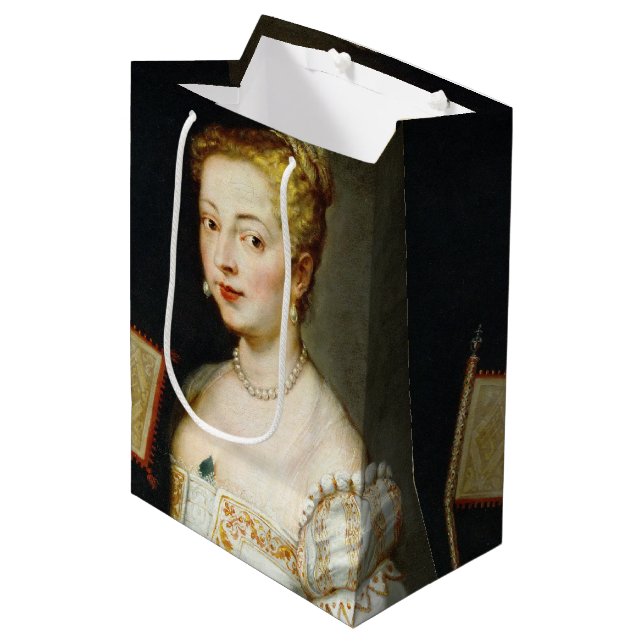 Sac Cadeau Moyen Peter Paul Rubens Portrait d'une dame (Devant Angle)