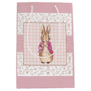 Sac Cadeau Moyen Peter the Rabbit Check & Floral pattern
