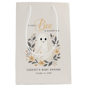 Sac Cadeau Moyen Petit Boho Ghost Baby shower d'Halloween