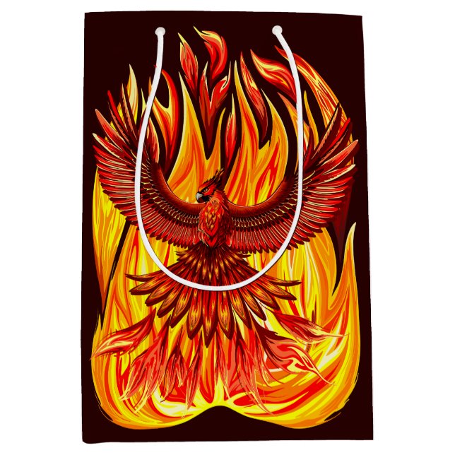 Sac Cadeau Moyen Phoenix mythologique immortelle Créature (Devant)