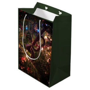 Sac Cadeau Moyen Photographie de l'ornement de la Corne de Noël