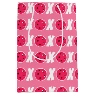 Sac Cadeau Moyen Pickleball Lover Valentine XOXO Pickleballs