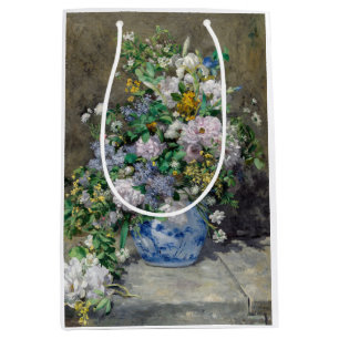 Sac Cadeau Moyen Pierre-Auguste Renoir - Bouquet de printemps