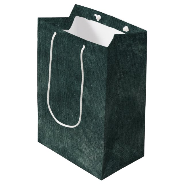 Sac Cadeau Moyen Pine vert Olive (Devant Angle)