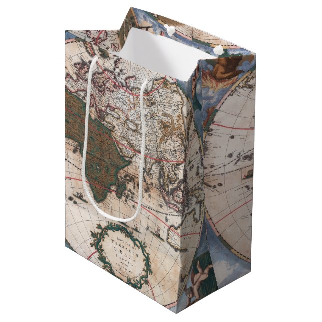 Sac Cadeau Moyen Plan du monde par Cornelis Danckerts (Devant Angle)