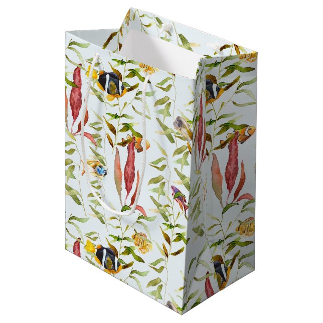 Sac Cadeau Moyen Poisson (Devant Angle)