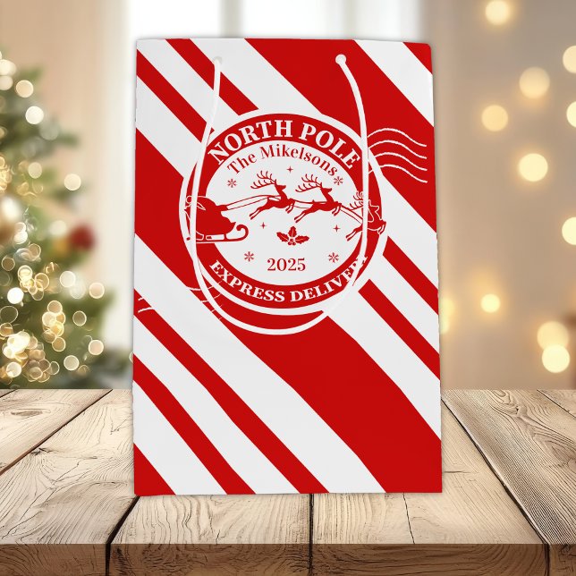 Sac Cadeau Moyen Polar Express Christmas Ticket (Créateur téléchargé)