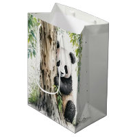 Porte De Panda Cute De Bambou Tree
