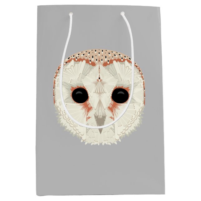 Sac cadeau moyen pour la Chouette (Devant)