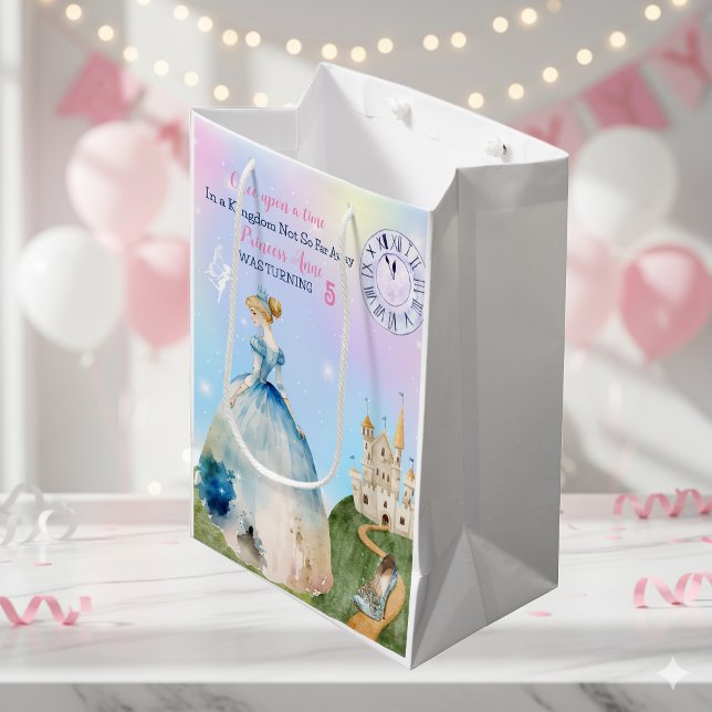 Sac Cadeau Moyen Princess Birthday Kids (Créateur téléchargé)