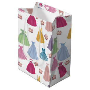 Sac Cadeau Moyen Princess Dresses Fairytale Little Girl Motif