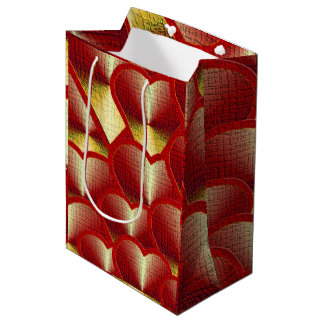 Sac Cadeau Moyen Red Hot Hearts
