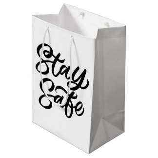 Sac Cadeau Moyen Restez en sécurité