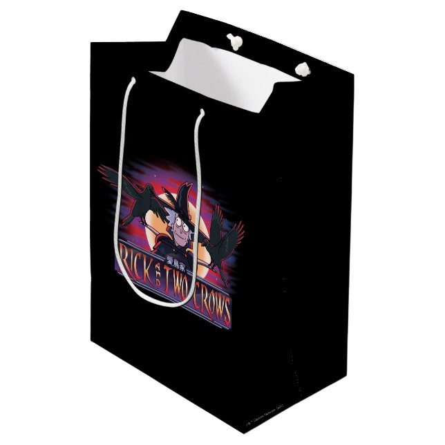 Sac Cadeau Moyen Rick et deux corbeaux (Devant Angle)