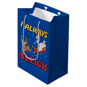 Sac Cadeau Moyen Rick et Morty   I Always Sleigh