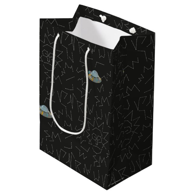 Sac Cadeau Moyen RICK ET MORTY™ | Rick Motif Constellation (Devant Angle)