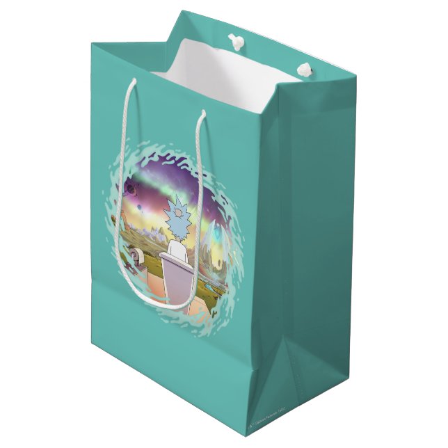 Sac Cadeau Moyen RICK ET MORTY™ | Rick's Private Place (Devant Angle)