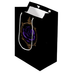 Sac Cadeau Moyen Rose Goth Purple