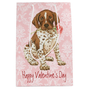 Sac Cadeau Moyen Rose Valentine GSP