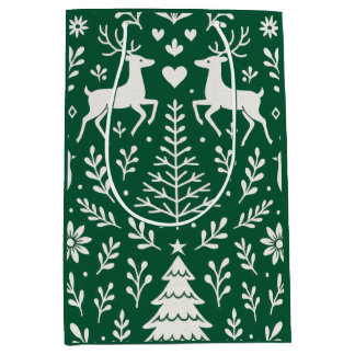 SAC CADEAU MOYEN SAC-CADEAU AVEC MOTIF SCANDINAVE
