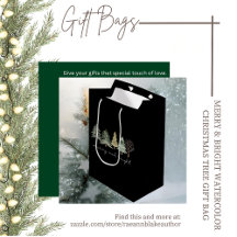 Sac-cadeau de Noël Joyeux et Lumineux