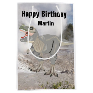 Sac Cadeau Moyen Sac-cadeau moyen de Tyrannosaurus effrayant