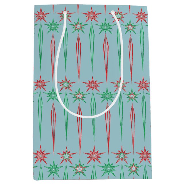 Sac Cadeau Moyen Sac-cadeau moyen Icicles moyen (Devant)