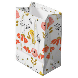 Sac Cadeau Moyen Sac-cadeau orange et jaune
