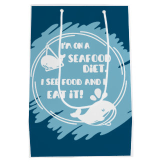 Sac Cadeau Moyen Sac-cadeau pour baleines motivationnelles