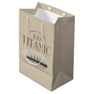 Sac Cadeau Moyen Sac-cadeau Sepia Sac-cadeau Titanic SMS