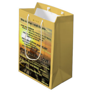 Sac Cadeau Moyen Sac-cadeau WISH Medium par la poète Adiela Akoo