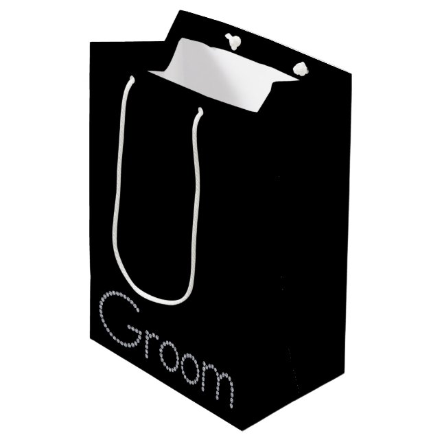 Sac Cadeau Moyen Sacoche cadeau Groom (Devant Angle)