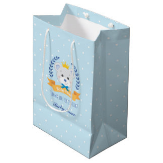 Sac Cadeau Moyen Sacola para presentes “Baby Prince Bear ”