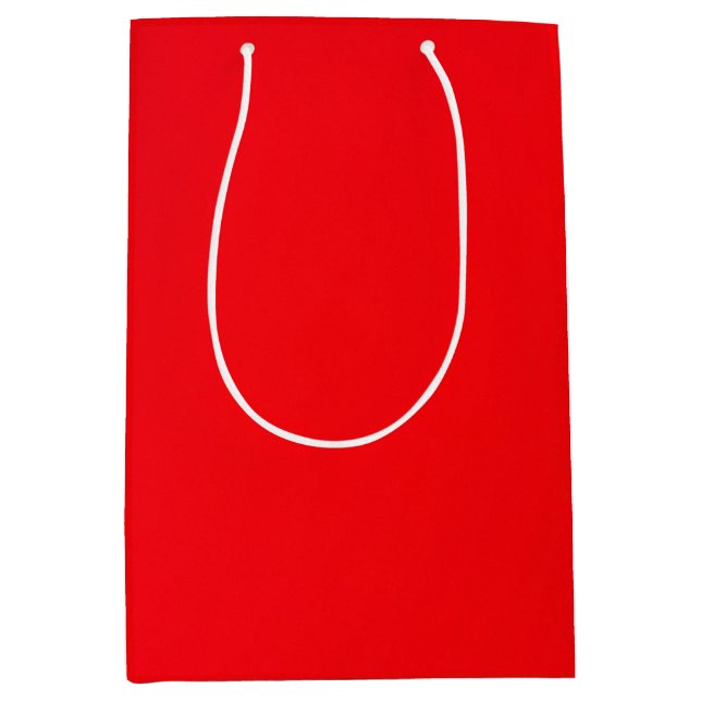 Sac Cadeau Moyen Sacs-cadeaux Insanely Red (The Reddes Red) (Devant)
