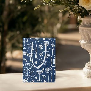 Sac Cadeau Moyen Sacs-cadeaux Mariages illustrés à main