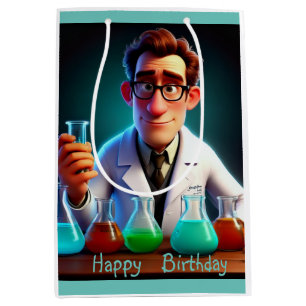 Sac Cadeau Moyen Scientifique Heureux