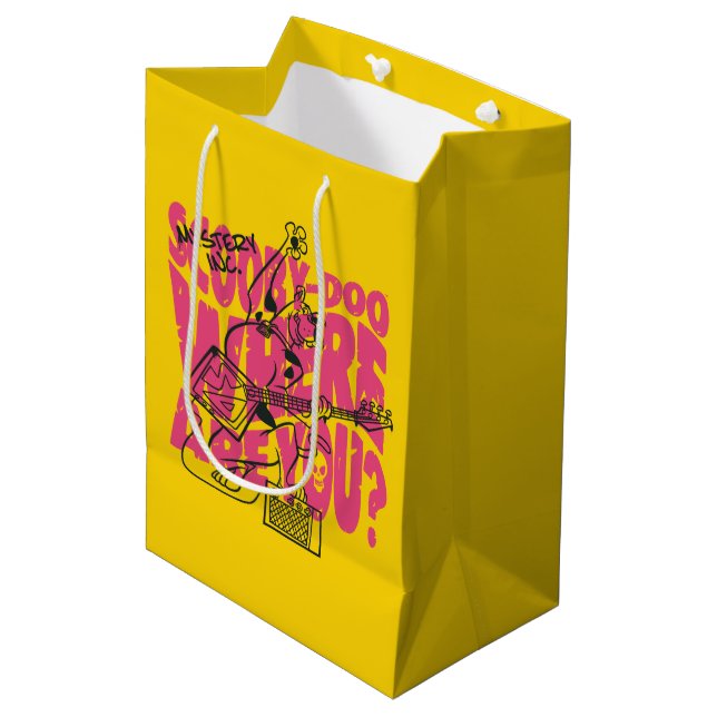 Sac Cadeau Moyen Scooby Doo Où Es-Tu Punk Guitar Riff (Devant Angle)